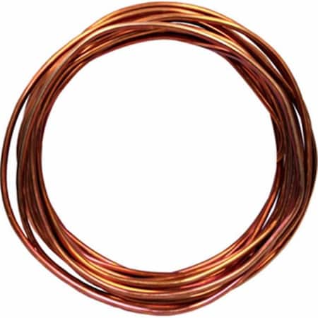 Marmon Home Improvement Prod Bare Grounding Wire, Copper, 6 AWG, 1C, Bare, Solid, 15 ft 212358